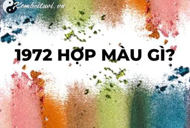 Sinh năm 1972 hợp màu gì? Giải mã màu sắc phong thủy cho tuổi Nhâm Tý