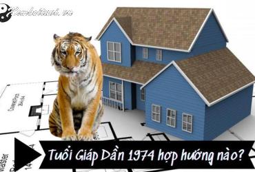 Sinh năm 1974 hợp hướng nào? Hướng nhà phong thủy cho tuổi Giáp Dần