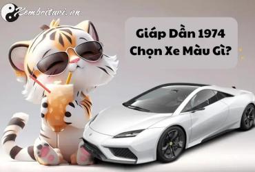 Sinh năm 1974 mua xe màu gì? Phong thủy xe hơi cho tuổi Giáp Dần
