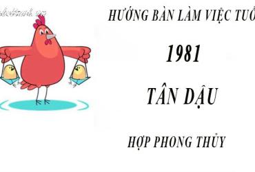 Hướng Bàn Làm Việc Cho Người Sinh Năm 1981: Cách Bố Trí Cho Tài Lộc Và Sự Nghiệp