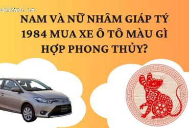 Sinh năm 1984 mua xe màu gì? Hướng dẫn chọn màu xe hợp phong thủy cho tuổi Giáp Tý