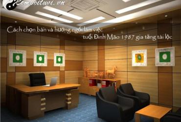 Hướng Bàn Làm Việc Cho Người Sinh Năm 1987: Tối Ưu Phong Thủy Cho Sự Nghiệp