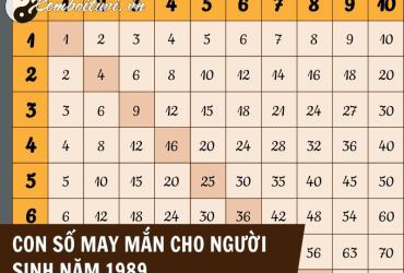 Bí Mật Số May Mắn Cho Người Sinh Năm 1989: Chọn Đúng, Cả Đời Thăng Hoa!