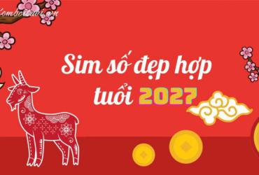 Người Sinh Năm 2027 Hợp Số Mấy? Hé Lộ Sim Phong Thủy Kích Tài Lộc, Đổi Vận!