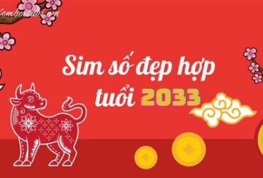 Sinh năm 2033 hợp số mấy? Sim phong thủy cho người sinh năm 2033