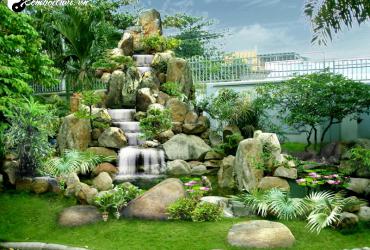 Bí Quyết Bố Trí Đá Cảnh Phong Thủy Sân Vườn Hút Tài Lộc