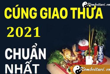 Cúng giao thừa năm 2021