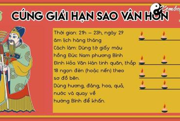 Giải hạn sao Vân Hớn năm 2021