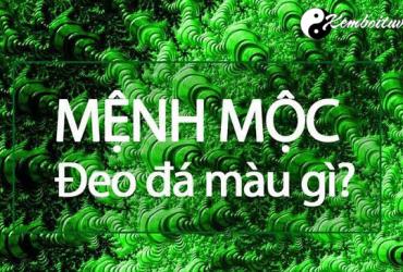 Người mệnh Mộc hợp đá màu gì