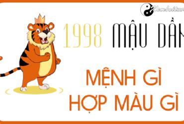 Sinh năm 1998 mệnh gì? Khám phá đầy đủ về phong thủy tuổi Mậu Dần
