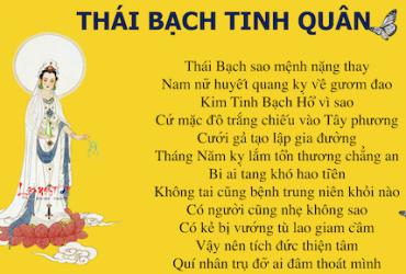 Sao Thái Bạch năm 2021 Hướng Dẫn Cúng Giải Hạn Sao Thái Bạch 2021