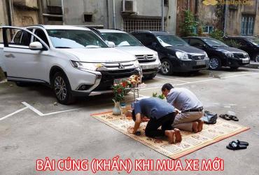 Hướng dẫn cúng xe ô tô mới mua