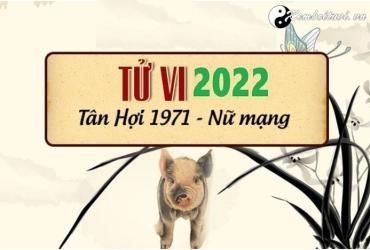 Xem tử vi tuổi Tân Hợi năm 2022 nữ mạng 1971