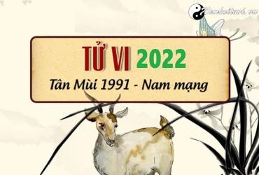 Xem tử vi tuổi Tân Mùi năm 2022 nam mạng 1991