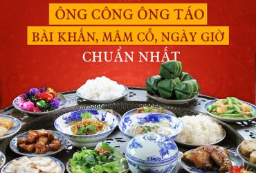 Văn khấn cúng ông Công ông Táo