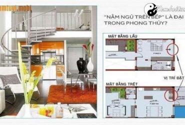 Bố trí phong thủy phòng ngủ trên bếp cho nhà thêm vượng khí