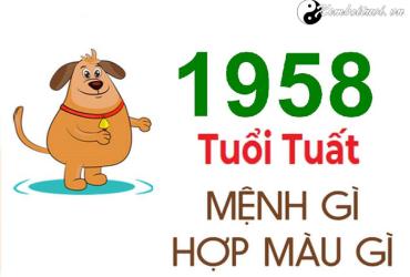 Năm 1958 là năm con gì? Sinh năm 1958 là mệnh gì? Tuổi gì?