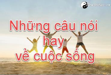 STT câu nói hay về cuộc sống làm thay đổi cuộc đời bạn