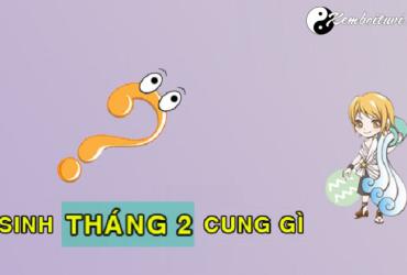 Sinh tháng 2 là cung gì