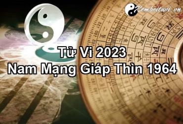 Xem bói tử vi năm Quý Mão 2023 nam Giáp Thìn 1964 - Luận giải chi tiết