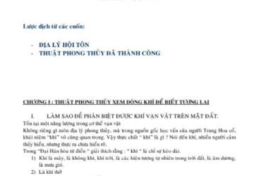 Khám Phá Phong Thủy Với "Chọn Hướng Nhà Và Bố Trí Nội Thất" - Bí Quyết Cho Ngôi Nhà Hài Hòa