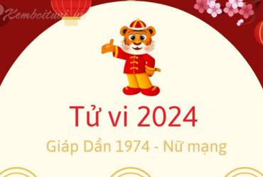 Xem bói tử vi năm Giáp Thìn 2024 nữ Giáp Dần 1974 - Luận giải chi tiết