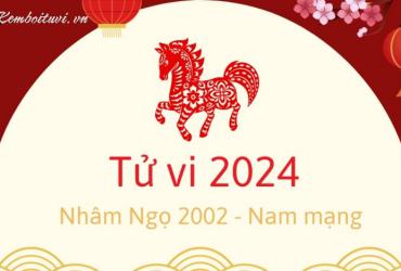 Xem bói tử vi năm Giáp Thìn 2024 nam Nhâm Ngọ 2002 - Luận giải chi tiết
