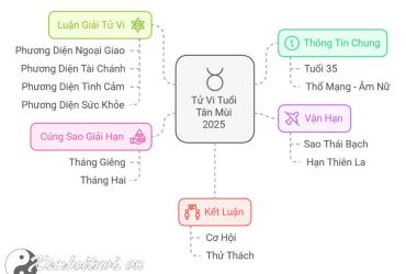 Tử vi Tân Mùi 2025 nữ mạng