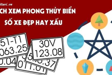 Ứng Dụng Ngũ Hành Trong Sim Phong Thủy, Biển Số Xe