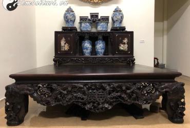 Bí Quyết Bày Trí Sập Gụ Hợp Phong Thủy – Đặt Đúng Chỗ, Đón Tài Lộc, Tránh Đại Kỵ