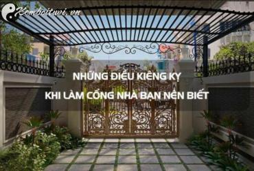 Sai Lầm Khi Làm Cổng Nhà Khiến Gia Chủ Mất Tài Lộc, Sức Khỏe Giảm Sút!