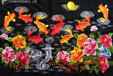 Tiết Lộ: Tranh Cửu Ngư Quần Hội Mang Tài Lộc Vào Nhà Chỉ Khi Treo Đúng Cách