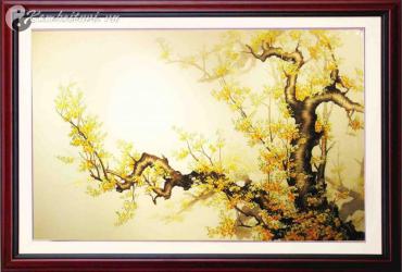 Bí Mật Tranh Hoa Mai: 5 Vị Trí Treo Giúp Tiền Vào Như Nước