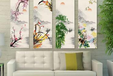 Bí Mật Chưa Từng Tiết Lộ: Tranh Tứ Quý Giúp Thu Hút Tài Lộc Và Thay Đổi Vận Mệnh Gia Chủ