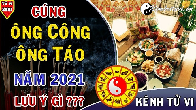 Hướng dẫn Cúng ông Công ông Táo 2021