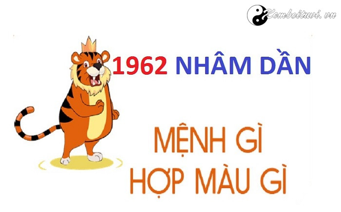 Năm 1962 là năm con gì Sinh năm 1962 là mệnh gì Tuổi gì