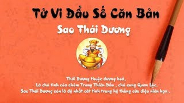 Luận bàn về Sao Thái Dương trong số 14 chính tinh