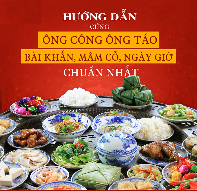 Văn khấn cúng ông Công ông Táo