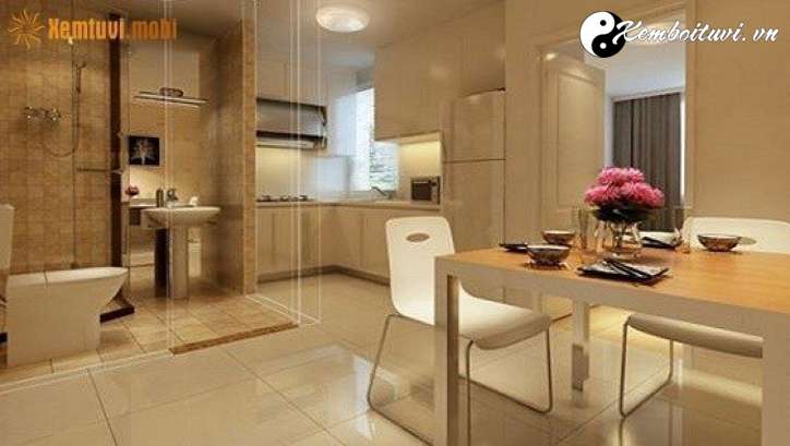 Phong thủy nhà bếp và nhà vệ sinh tốt và tiện lợi