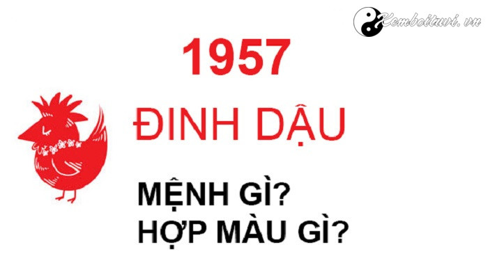 Năm 1957 là năm con gì Sinh năm 1957 là mệnh gì Tuổi gì