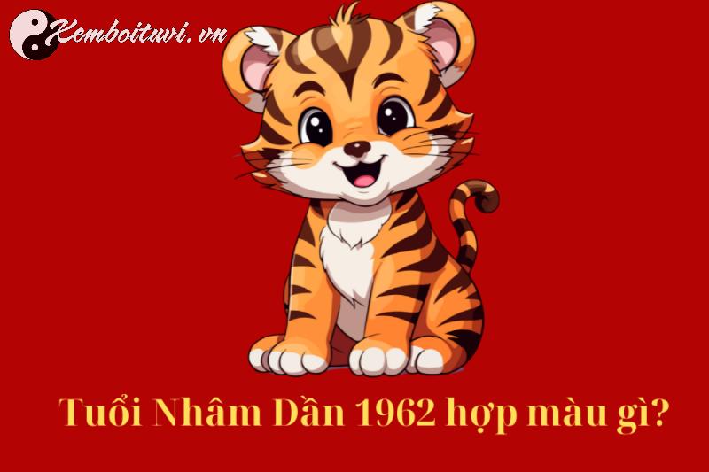 Sinh năm 1962 hợp màu gì? Bí quyết chọn màu may mắn cho tuổi Nhâm Dần
