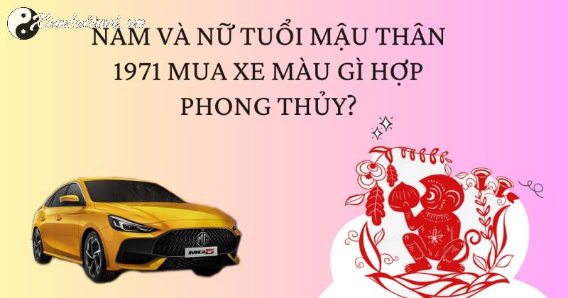 Người Sinh Năm 1971 Nên Mua Xe Màu Gì Để May Mắn Và Tài Lộc?