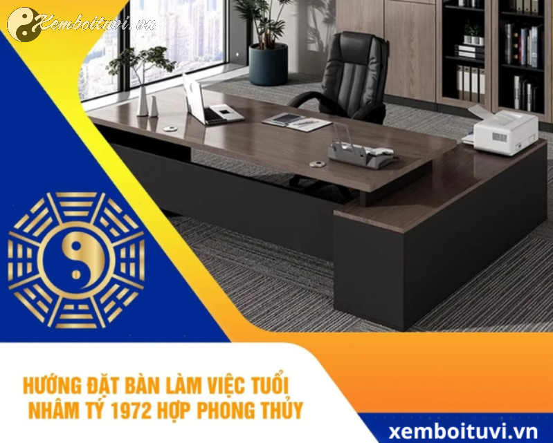 Hướng Bàn Làm Việc Cho Người Sinh Năm 1972 (Nhâm Tý): Tối Ưu Vận Khí Trong Sự Nghiệp