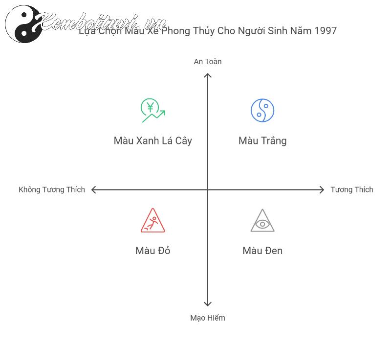 Người Sinh Năm 1997 Nhất Định Phải Biết Bí Quyết Chọn Màu Xe Hợp Phong Thủy!