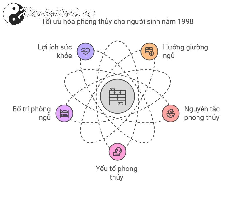 Khám Phá Hướng Kê Giường Ngủ Mang Lại Tài Lộc và Sức Khỏe Cho Người Sinh Năm 1998