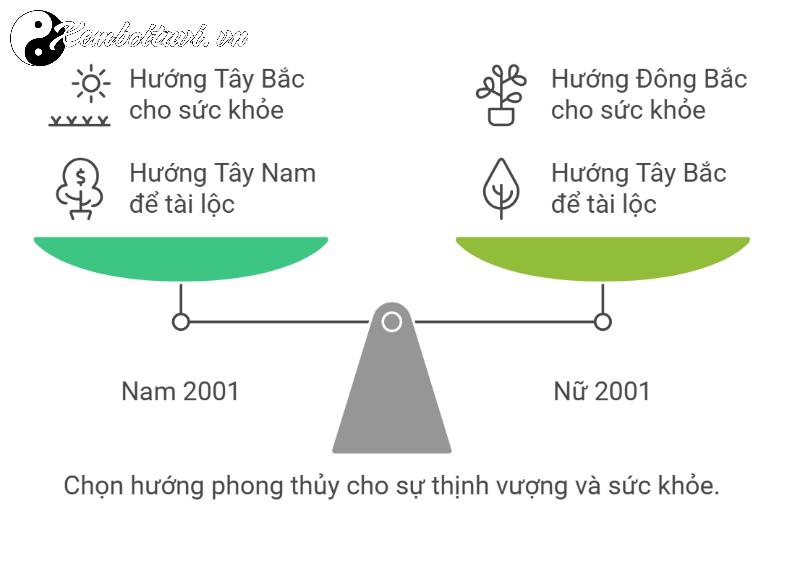 Khám Phá Hướng Nhà Hợp Phong Thủy Cho Người Sinh Năm 2001 – Bí Mật Tài Lộc Và Hạnh Phúc