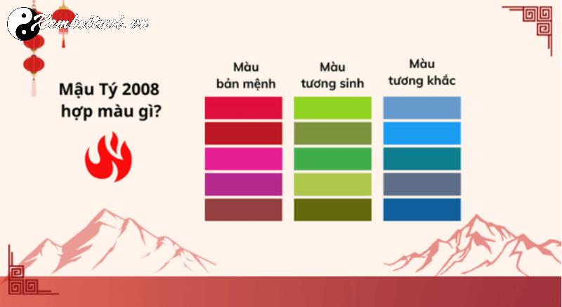 Sinh Năm 2008 Hợp Màu Gì? Khám Phá Bí Quyết Thu Hút Vận May Ngay Hôm Nay!