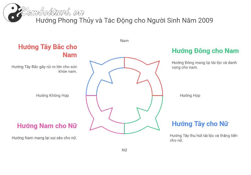 Bí Mật Phong Thủy: Người Sinh Năm 2009 Hợp Hướng Nào Để Thu Hút May Mắn?