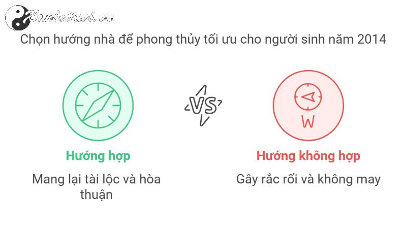 Sinh Năm 2014 Hợp Hướng Nào? Bí Quyết Chọn Hướng Nhà Giúp Gia Đình Phát Tài