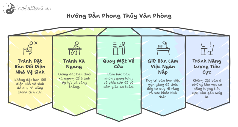 Hướng bàn làm việc cho người sinh năm 2048 (Mậu Thìn)